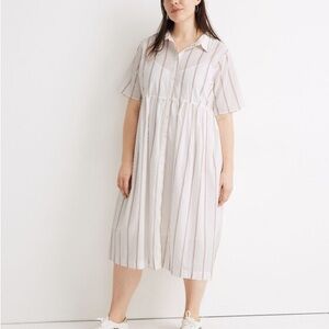 Madewell Striped Midi Dress